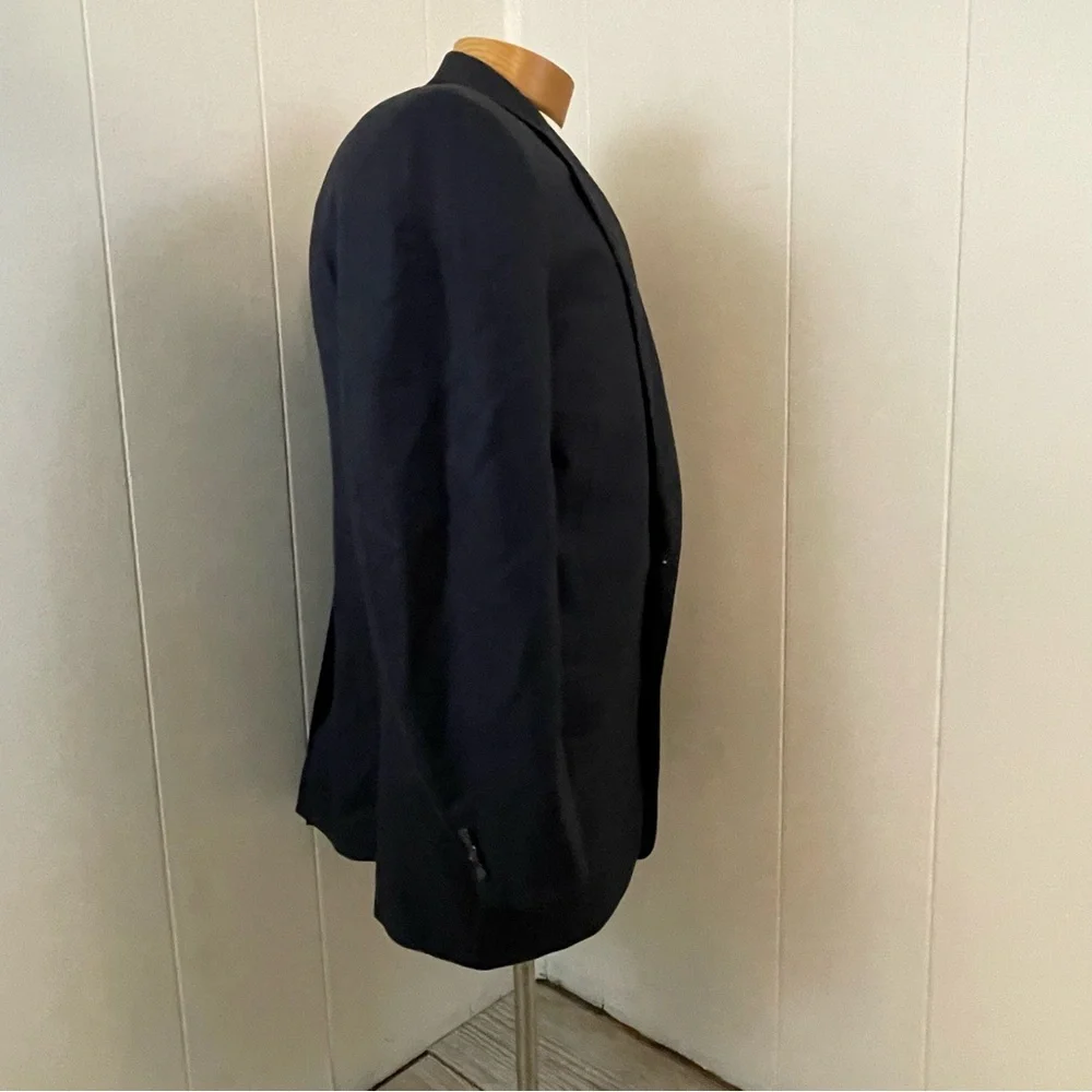 Brooks Brothers Navy Blazer Men's 42R 100%‎ Wool Classic Preppy Office